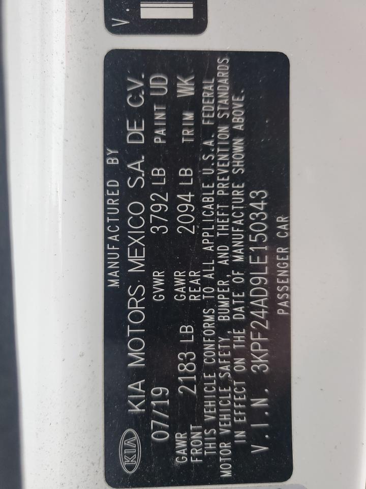 2020 KIA FORTE