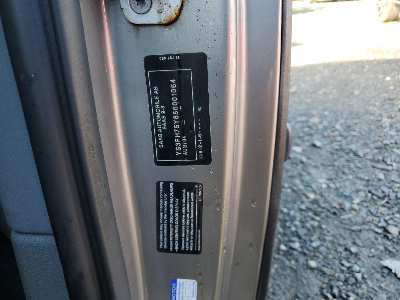 2005 SAAB 9-3