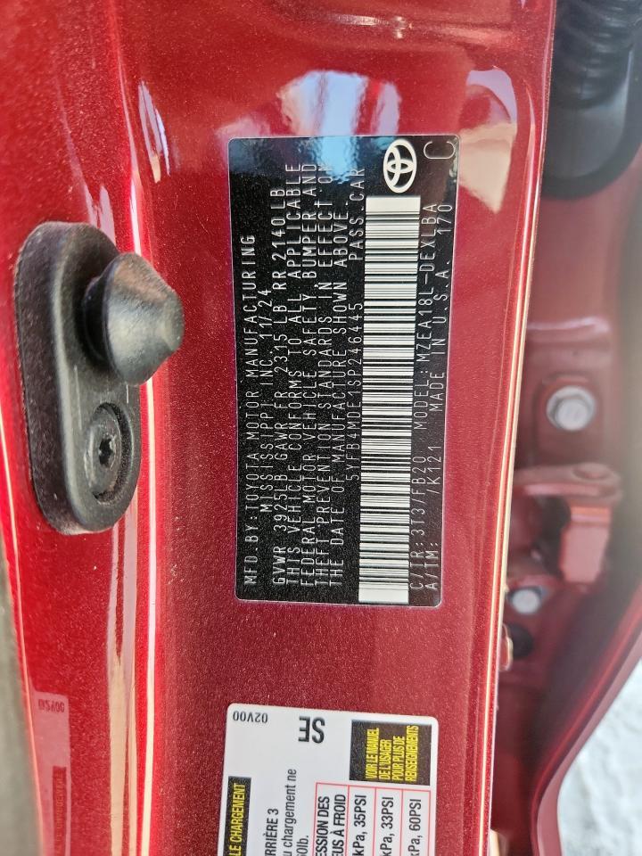 2025 TOYOTA COROLLA