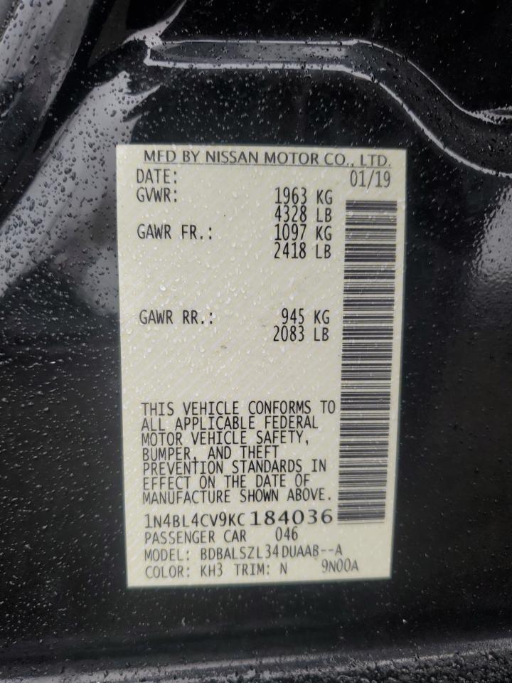 2019 NISSAN ALTIMA
