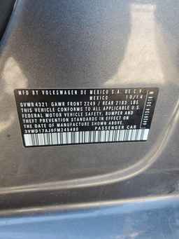 2015 VOLKSWAGEN JETTA