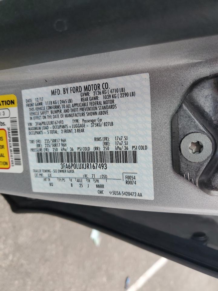 2018 FORD FUSION