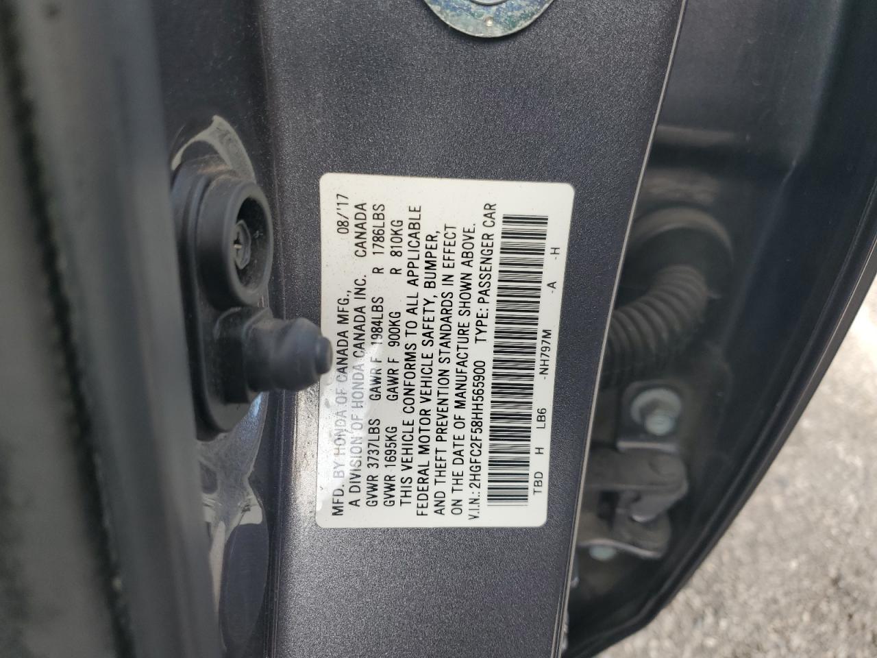 2017 HONDA CIVIC