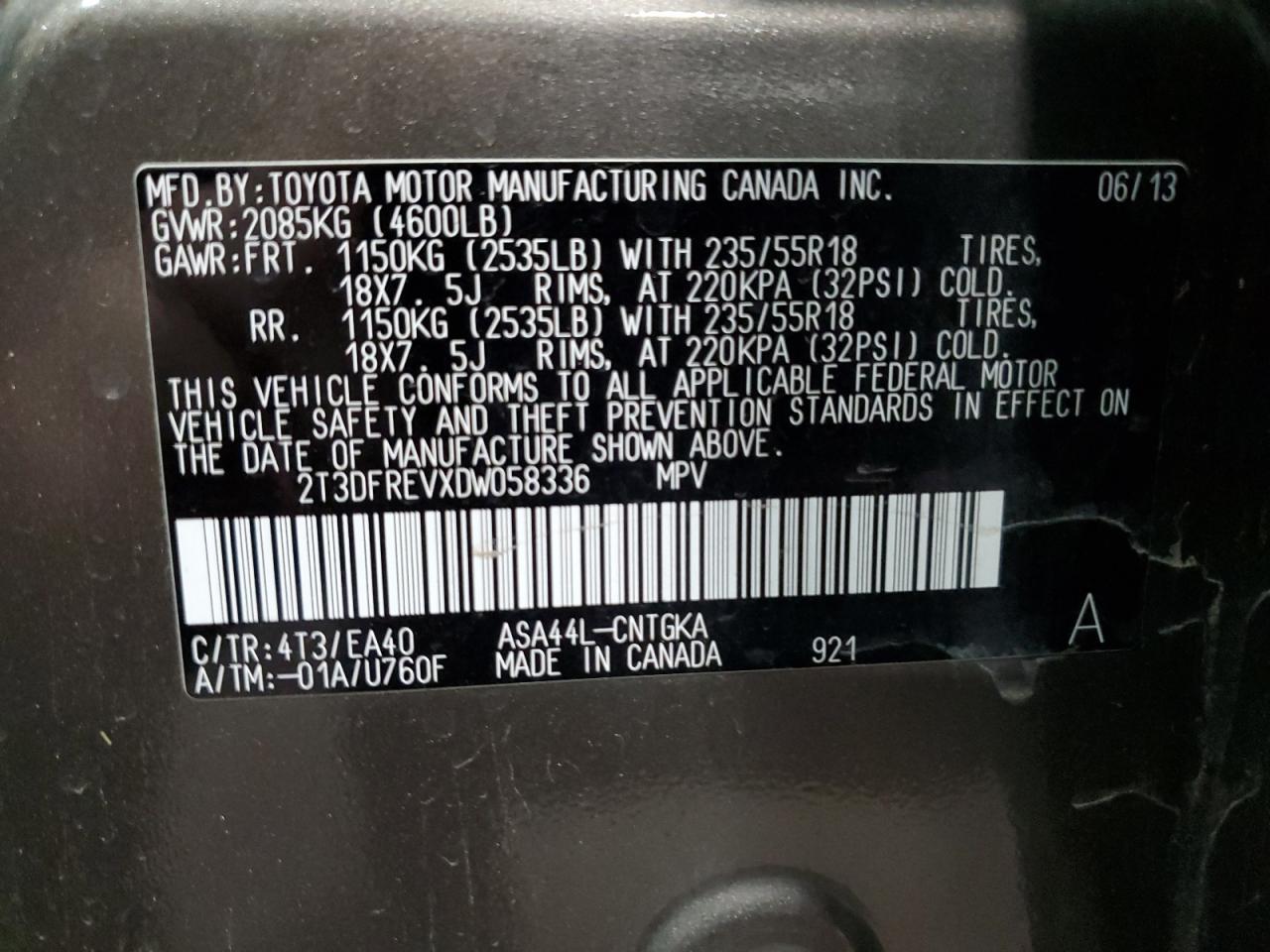 2013 TOYOTA RAV4