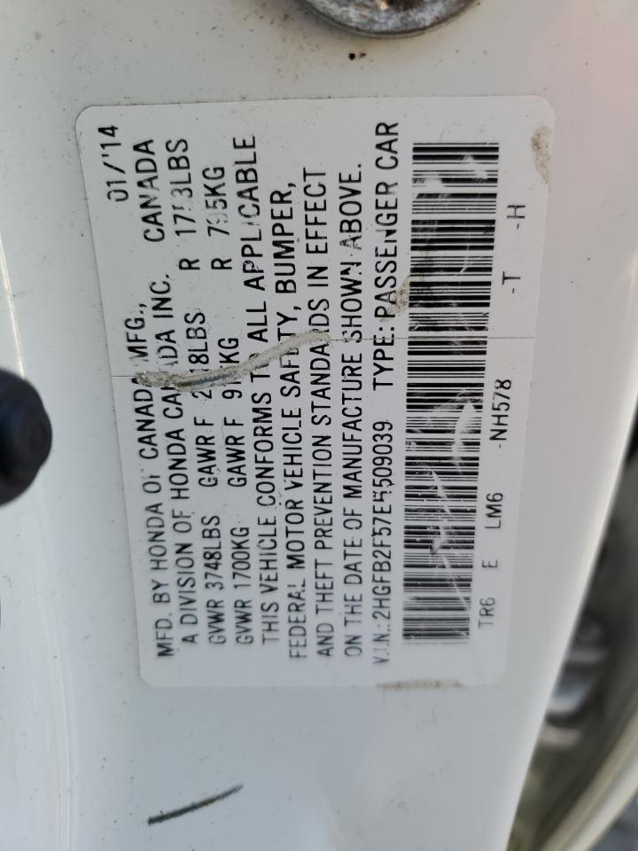 2014 HONDA CIVIC