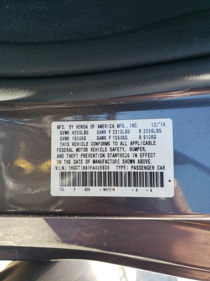 2015 HONDA ACCORD