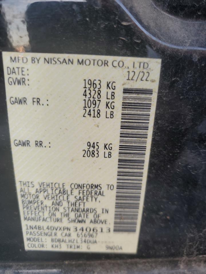 2023 NISSAN ALTIMA