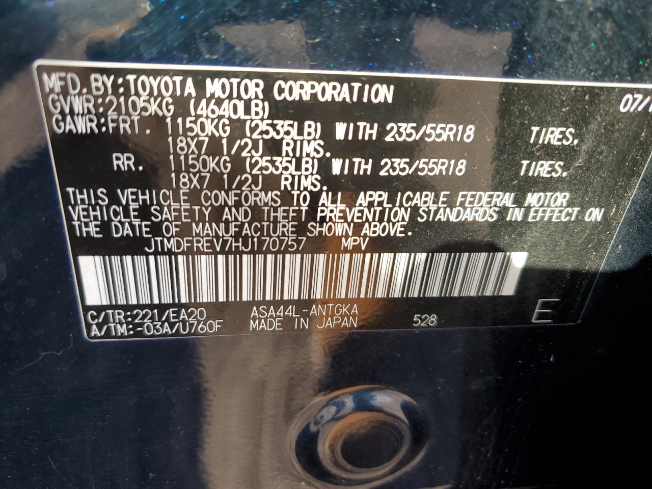 2017 TOYOTA RAV4