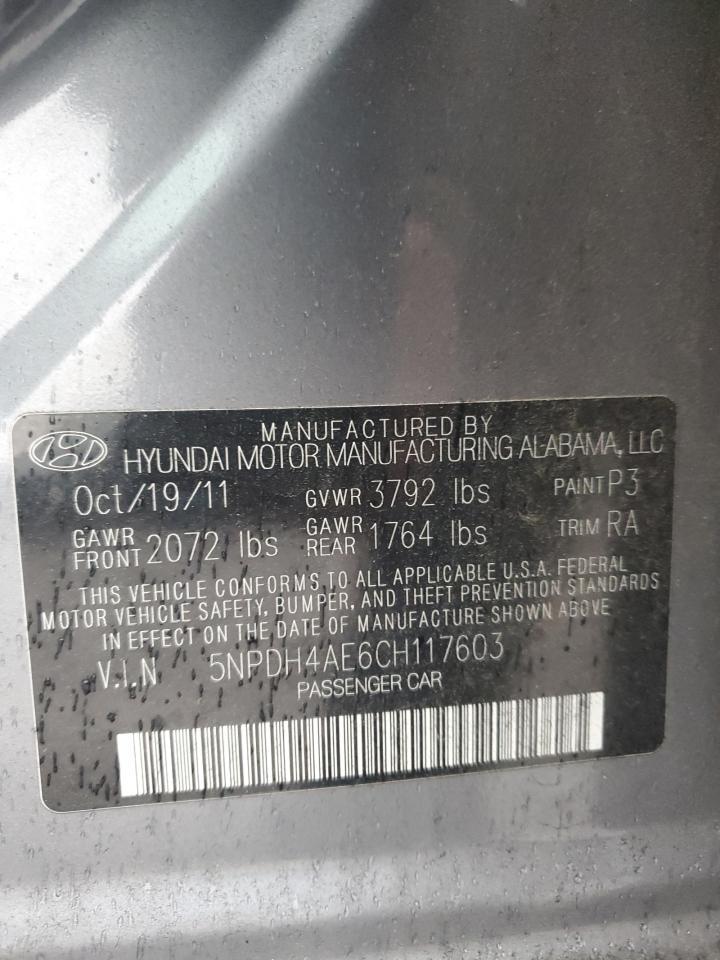 2012 HYUNDAI ELANTRA