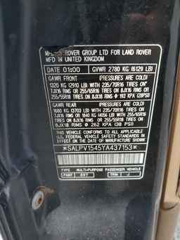 2000 LAND ROVER RANGE ROVER
