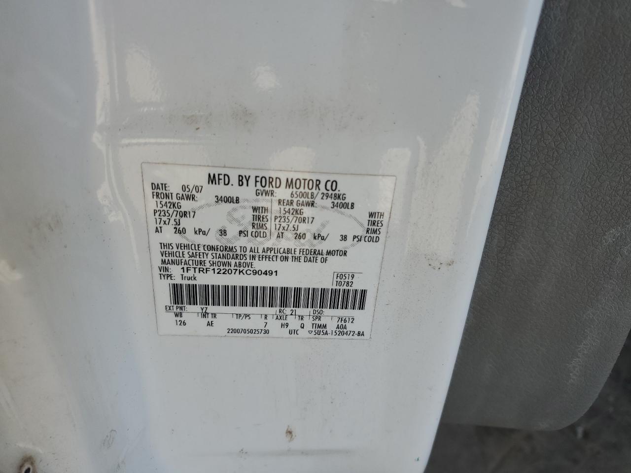2007 FORD F-150
