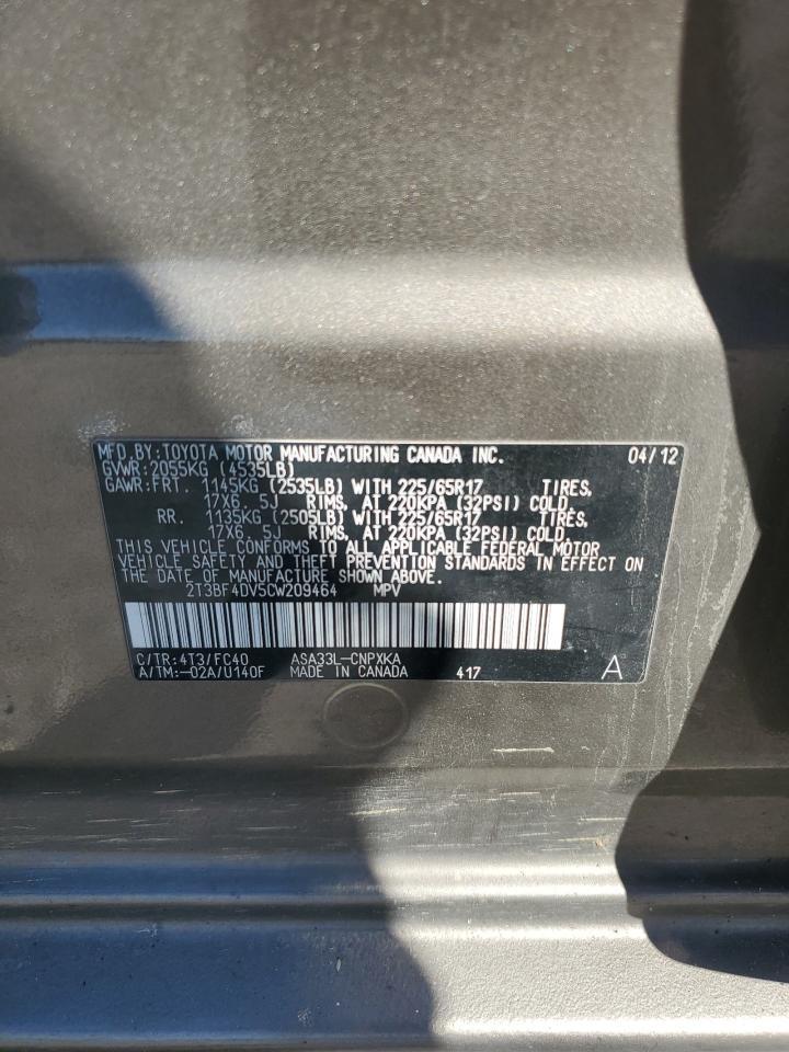 2012 TOYOTA RAV4