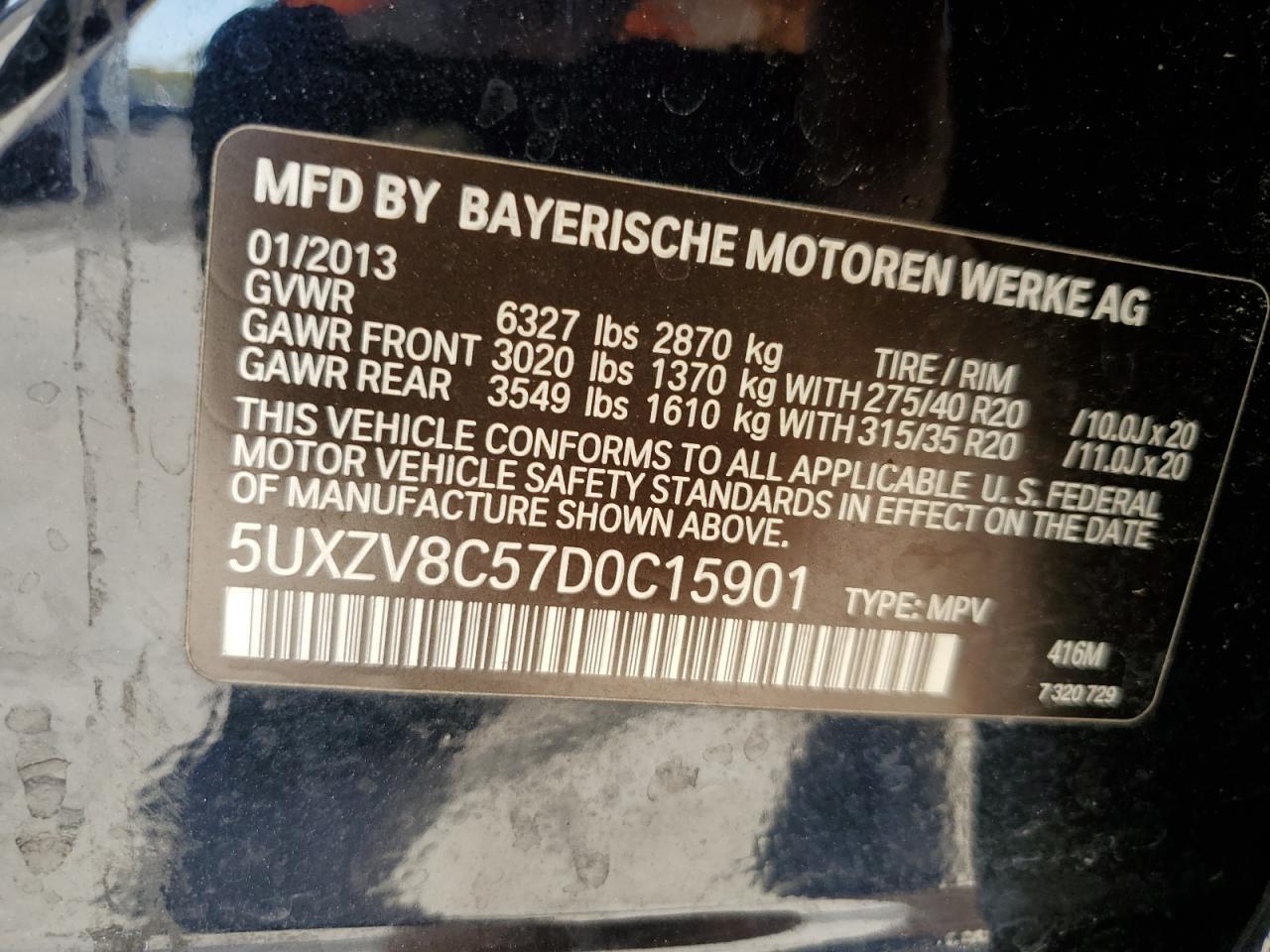2013 BMW X5