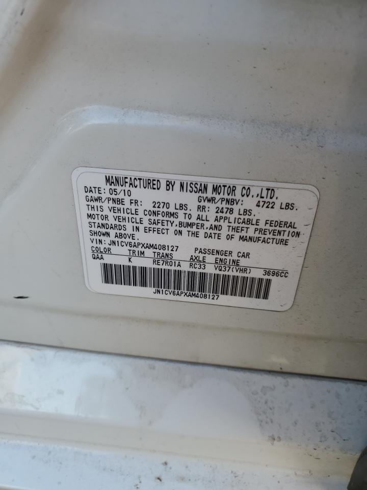 2010 INFINITI G37