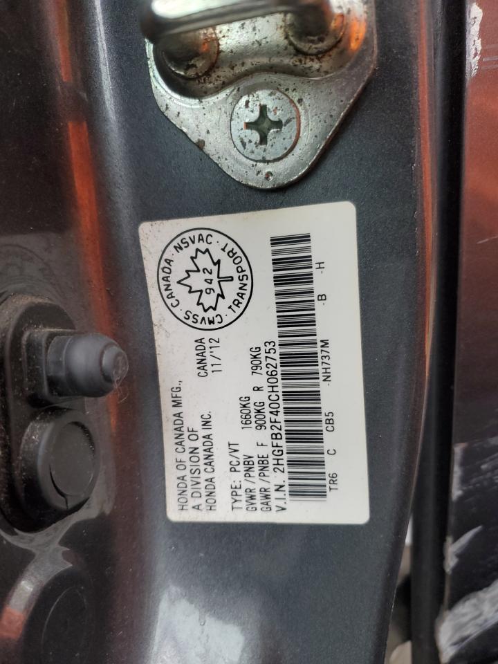 2012 HONDA CIVIC