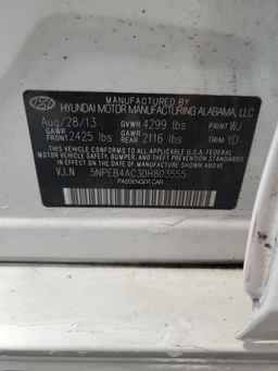 2013 HYUNDAI SONATA