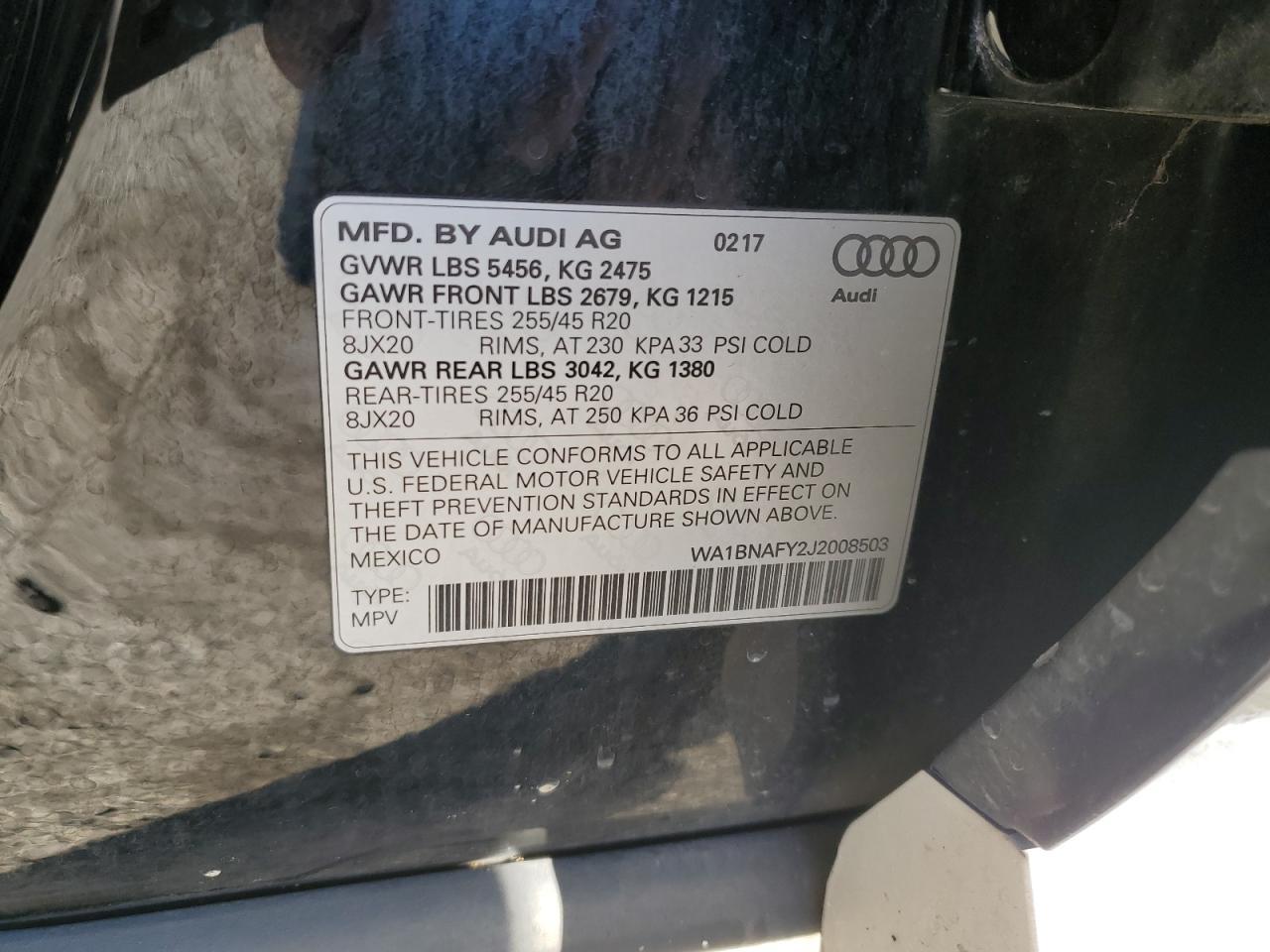 2018 AUDI Q5