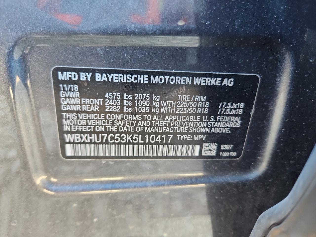 2019 BMW X1