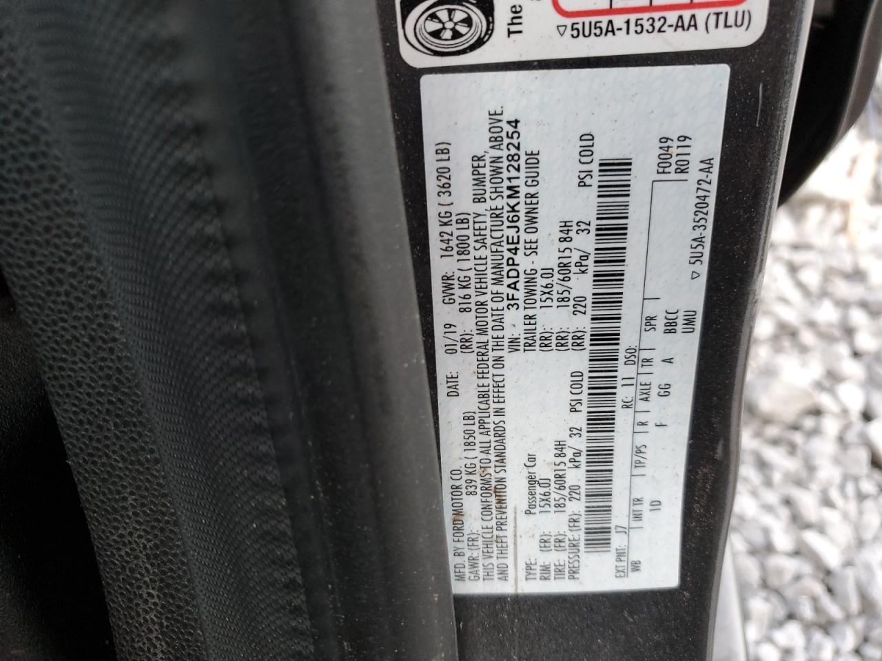 2019 FORD Fiesta