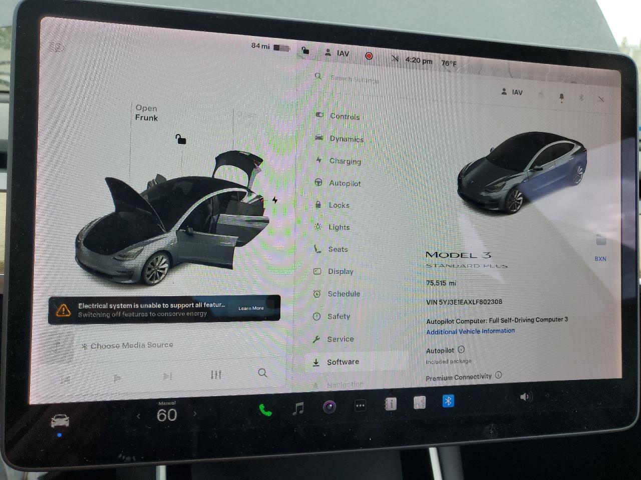 2020 TESLA MODEL 3