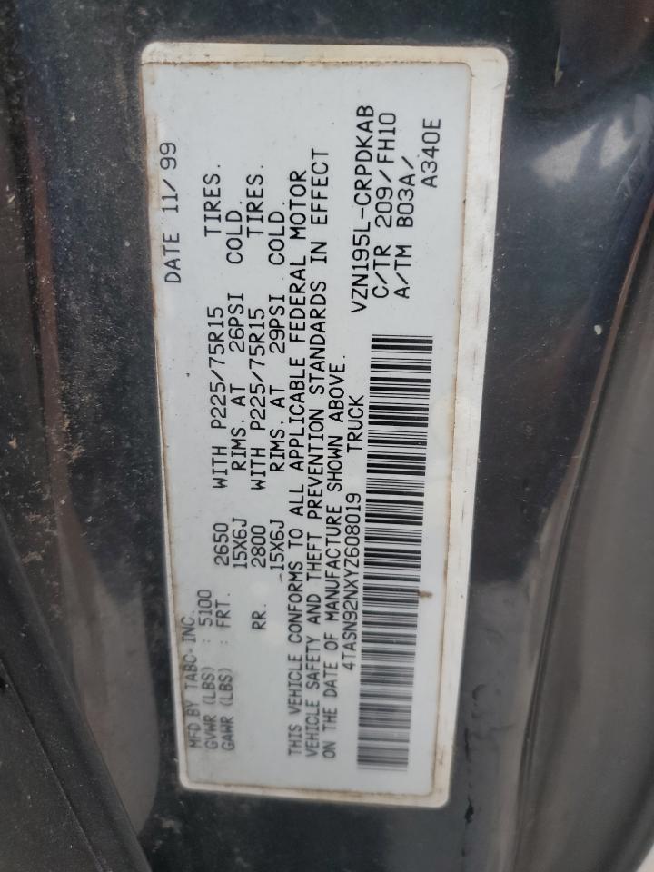 2000 TOYOTA TACOMA