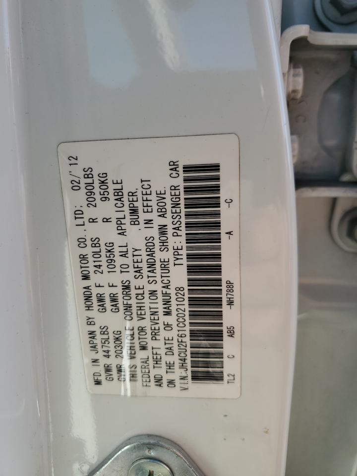 2012 ACURA TSX