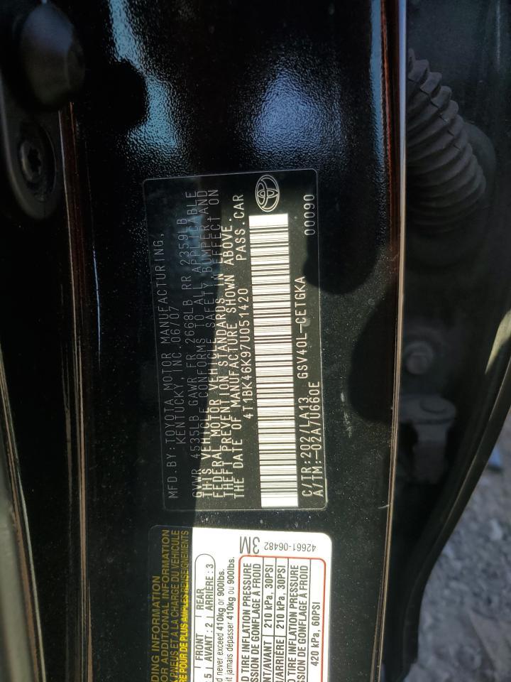 2007 TOYOTA CAMRY