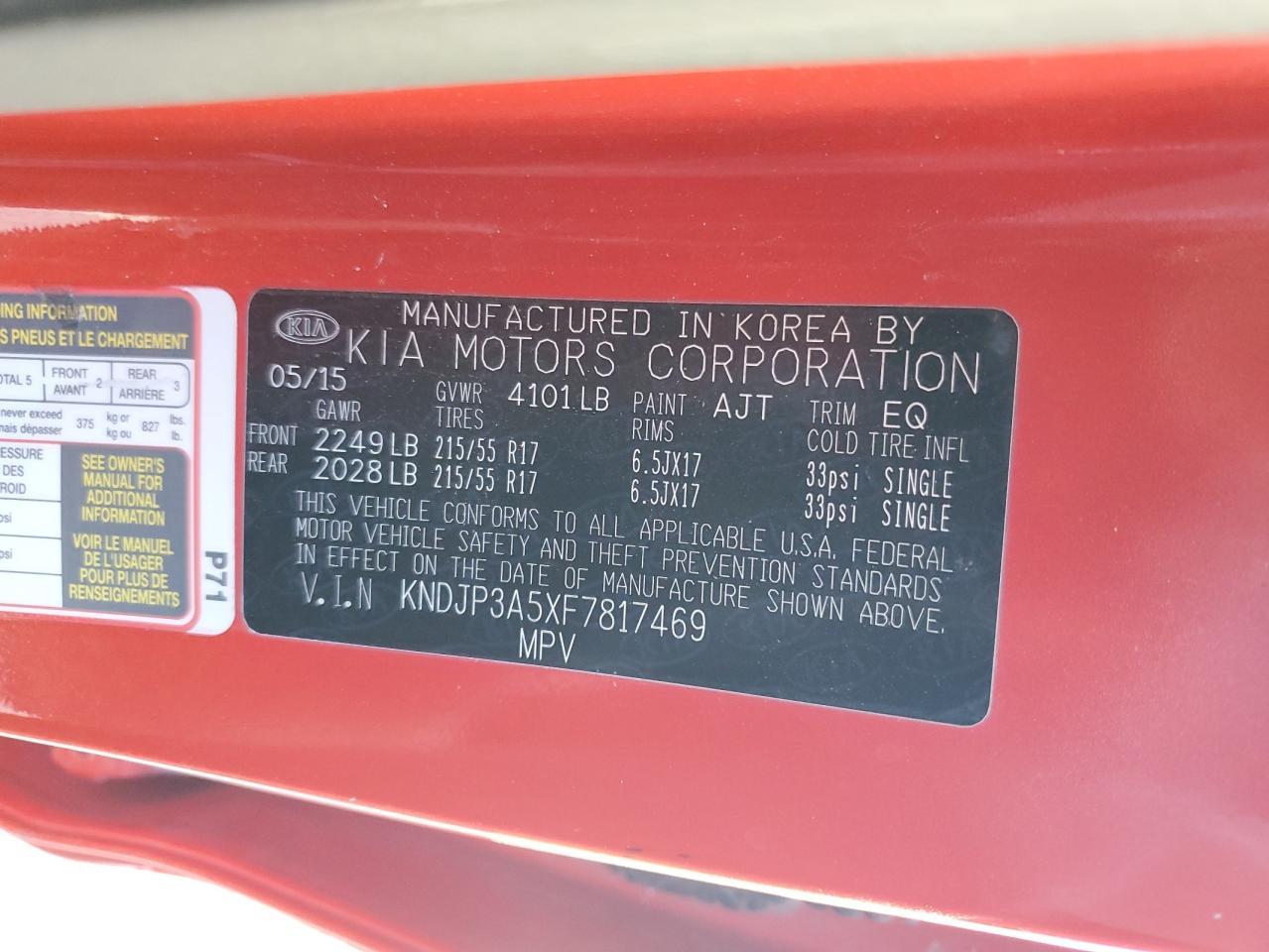 2015 KIA SOUL