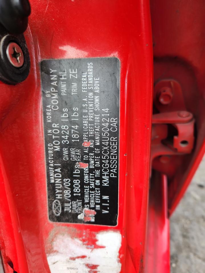 2004 HYUNDAI ACCENT