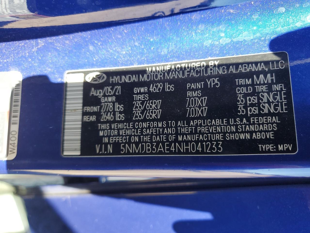 2022 HYUNDAI TUCSON