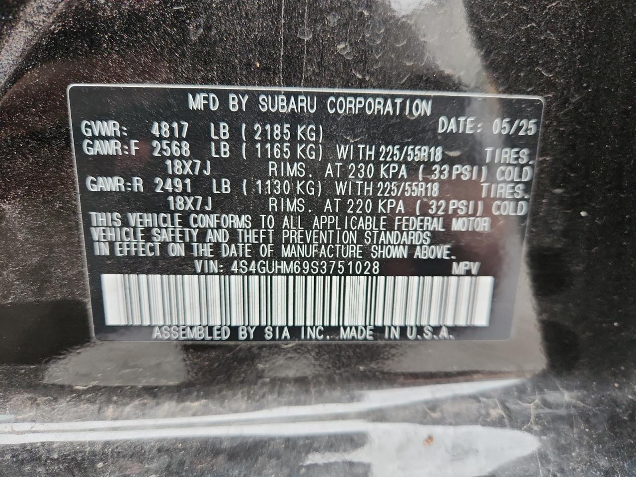 2025 SUBARU Crosstrek