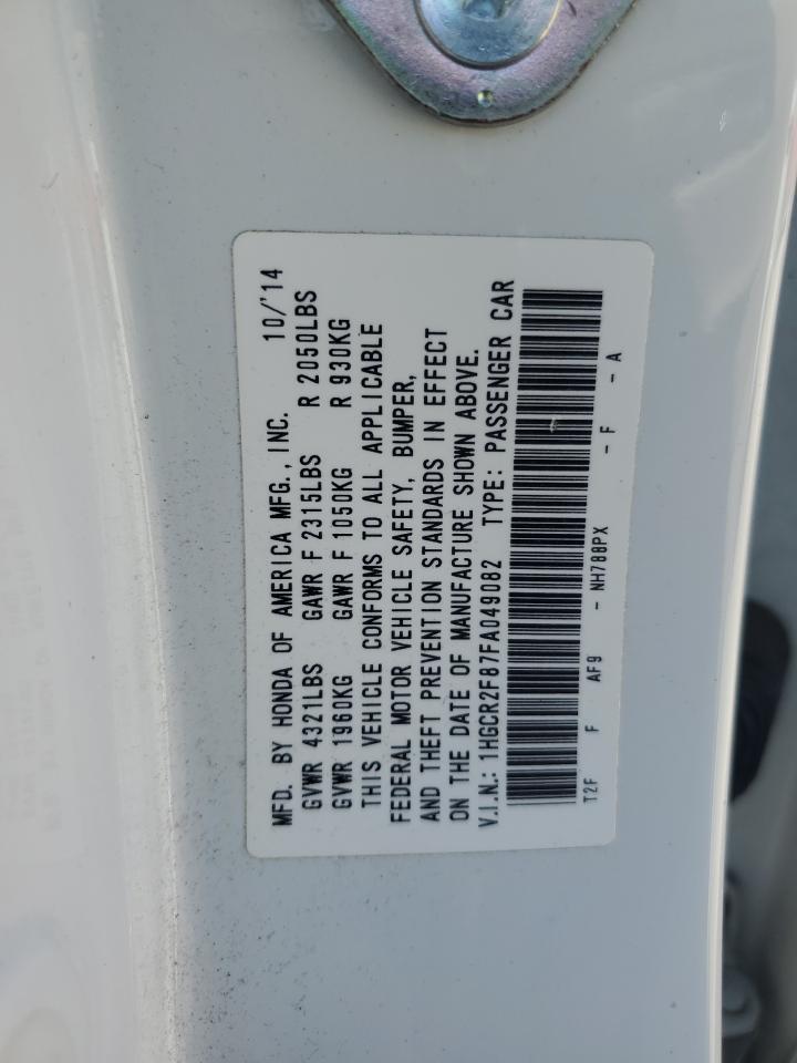 2015 HONDA ACCORD