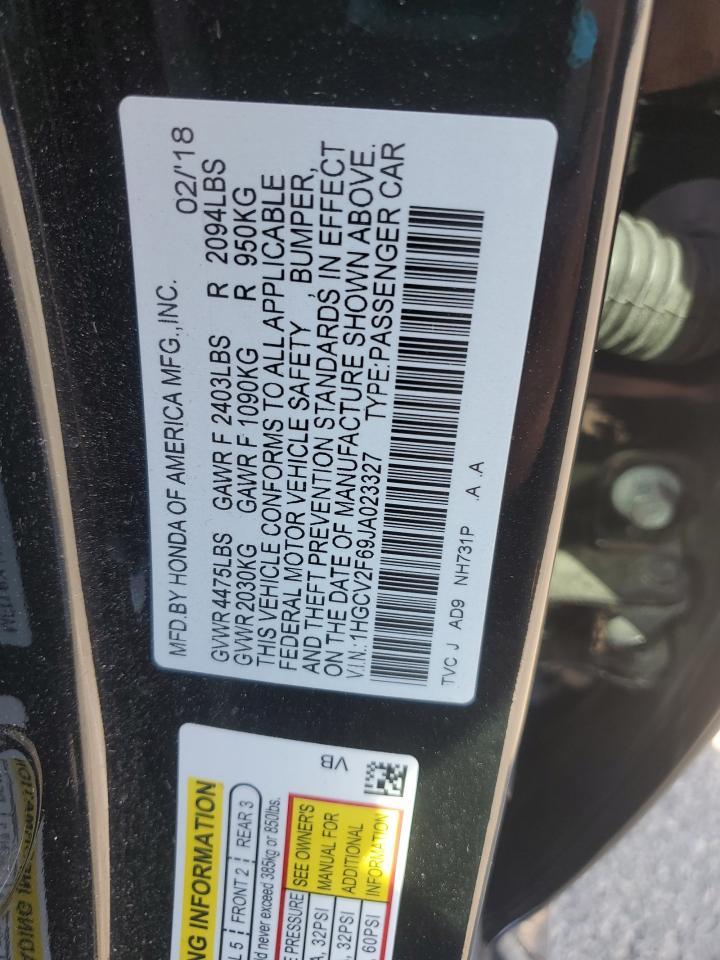 2018 HONDA ACCORD