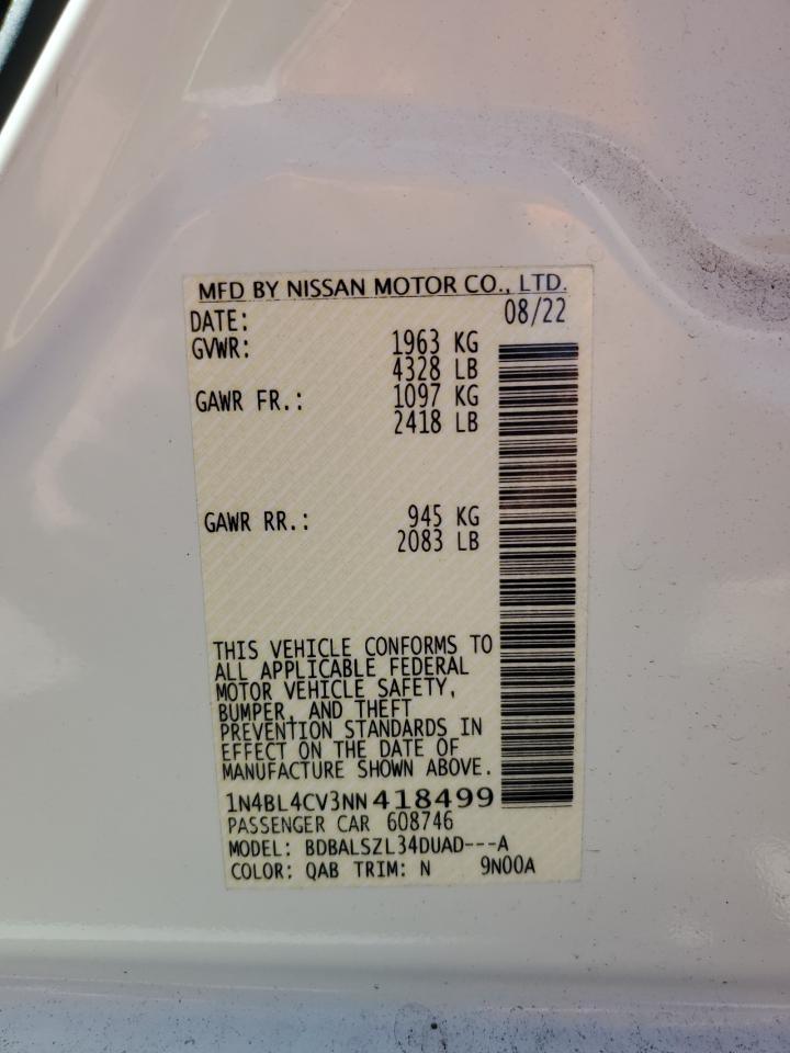 2022 NISSAN ALTIMA