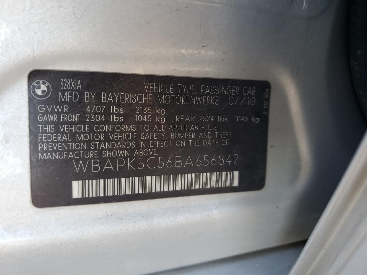 2011 BMW 3 SERIES