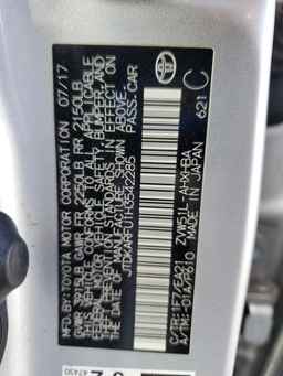 2017 TOYOTA PRIUS