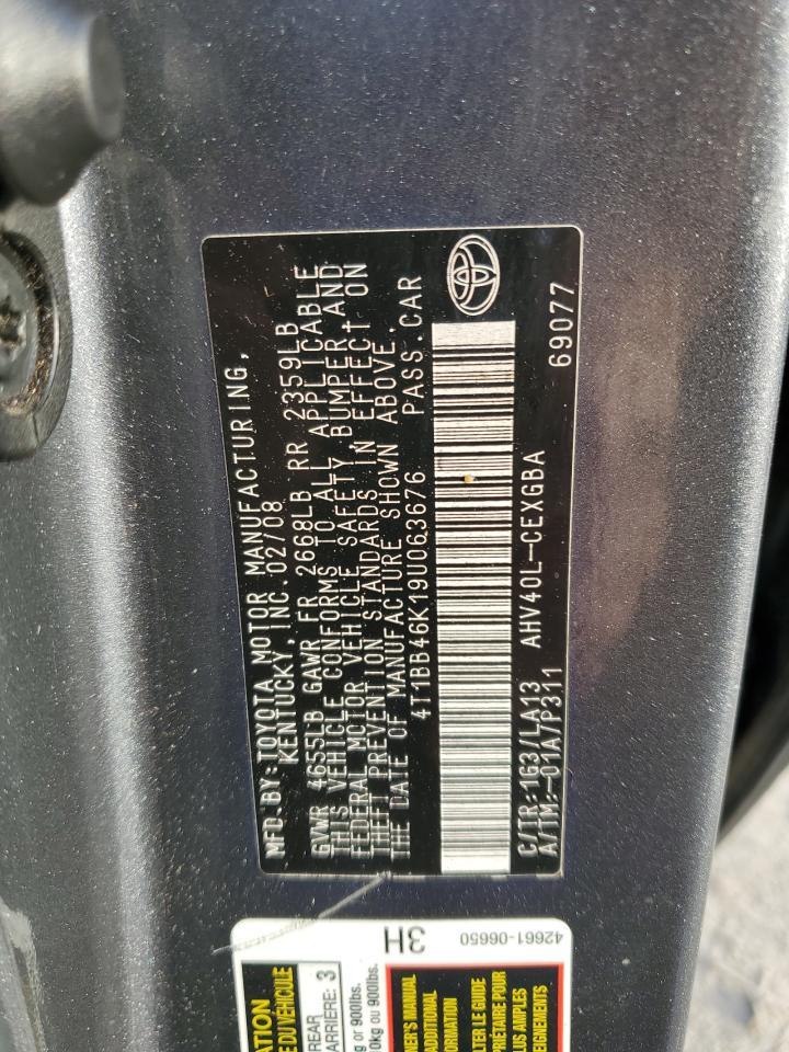 2009 TOYOTA CAMRY