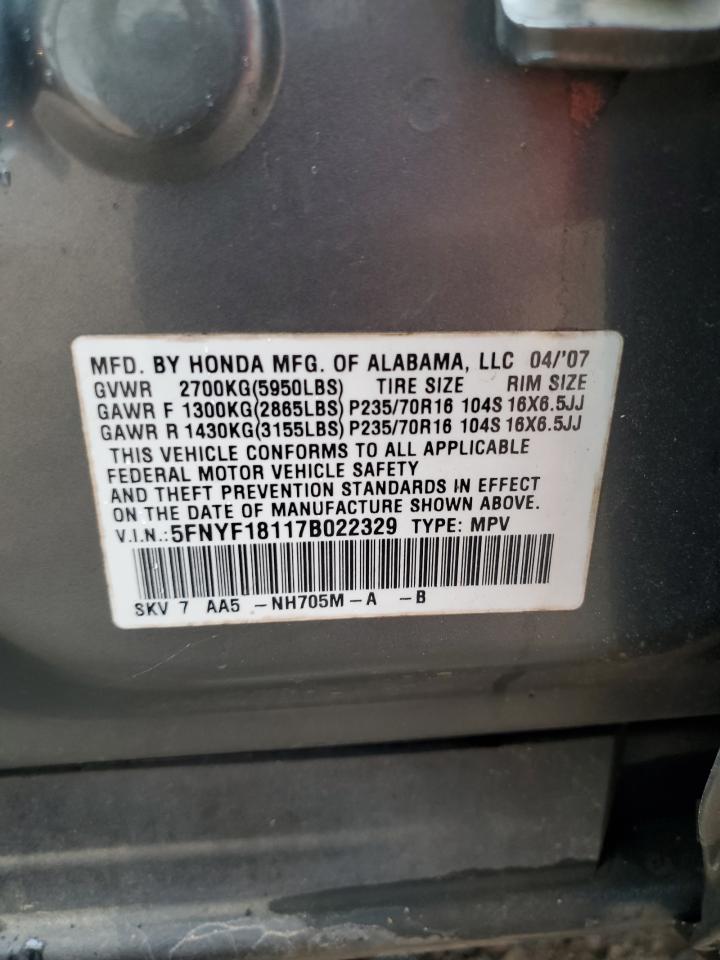 2007 HONDA PILOT