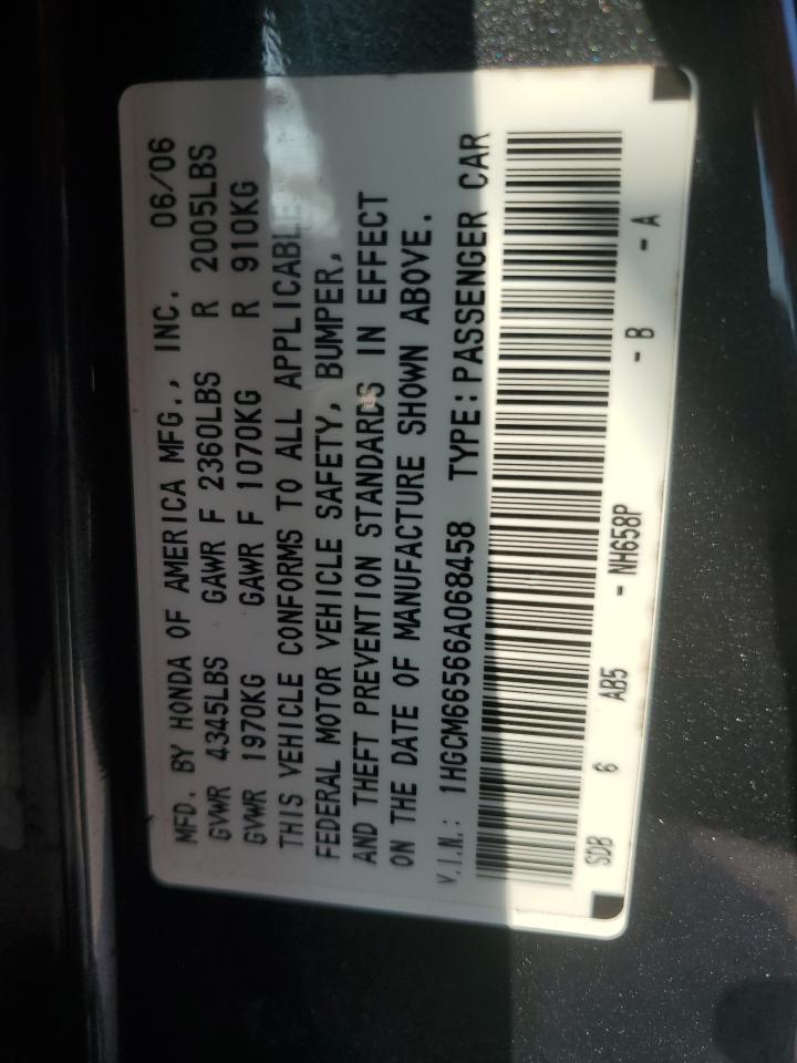 2006 HONDA ACCORD