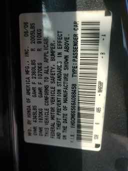 2006 HONDA ACCORD