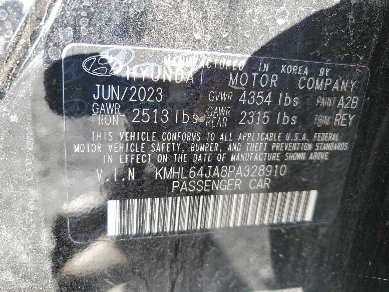 2023 HYUNDAI SONATA