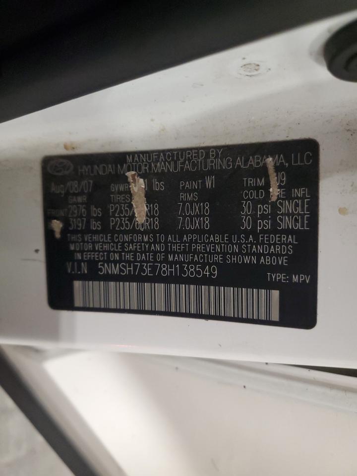 2008 HYUNDAI SANTA FE