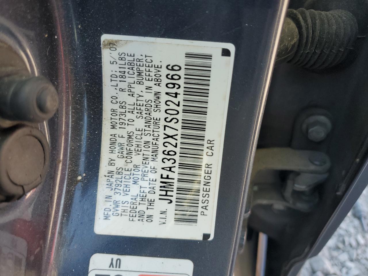 2007 HONDA CIVIC
