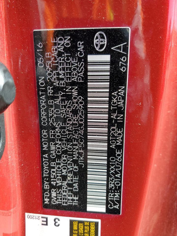 2016 TOYOTA SCION