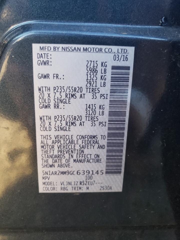 2016 NISSAN PATHFINDER