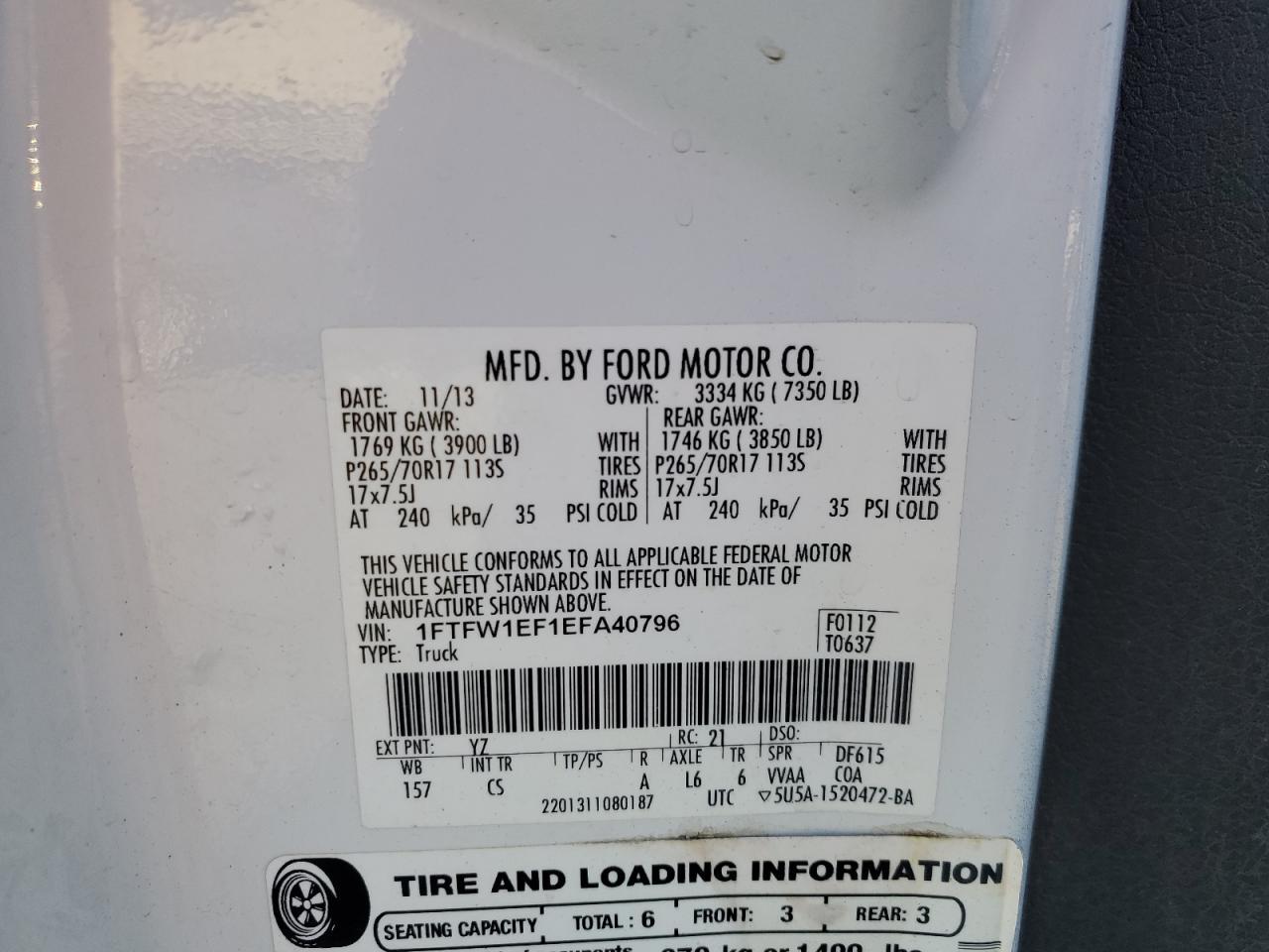 2014 FORD F-150