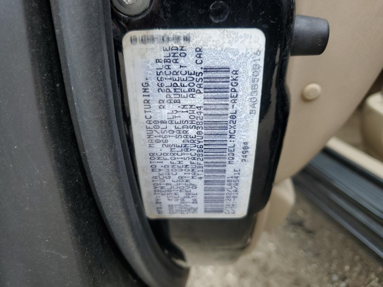 2000 TOYOTA Avalon