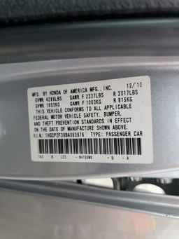 2011 HONDA ACCORD