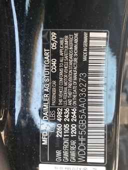 2010 MERCEDES-BENZ E-Class