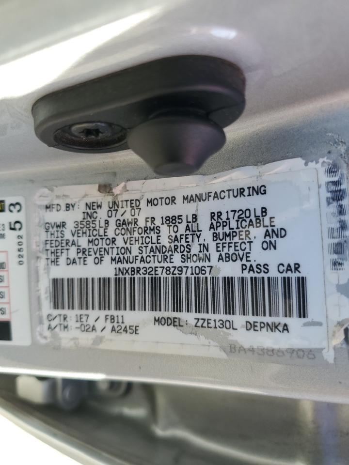 2008 TOYOTA COROLLA